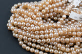 Natural Mystic Champagne Tan Agate, Faceted Round sizes 4mm, 6mm, 8mm, 10mm, 12mm- Full 16 inch strand Gemstone Beads