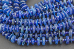 Natural Kyanite Smooth Freeform Roundel Chip Beads 15.5" Strand