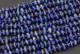 Natural Sodalite Smooth Freeform Roundel Chip Beads 15.5" Strand