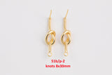 4pcs 14k Gold Earring Stud Findings Earrings stud findings clip on earring findings