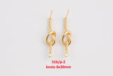 4pcs 14k Gold Earring Stud Findings Earrings stud findings clip on earring findings