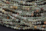 Natural Phantom Quartz Round 6mm 8mm 10mm 12mm - Super High Quality 16" Gemstone Beads