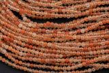 Natural Sunstone 3mm- Full Strand 15.5" Strand