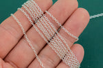 2.0mm Sterling silver Round Cable Chain