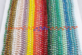 NEW BATCH!! Knotted crystal necklaces. Extra Long Hand-Knotted Crystal- Approximately 36-39 Inches Long- 8mm- Long Necklace