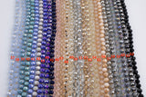 NEW BATCH!! Knotted crystal necklaces. Extra Long Hand-Knotted Crystal- Approximately 36-39 Inches Long- 8mm- Long Necklace