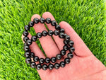 Onyx 6mm 8mm 10mm 12mm Stretchy String Bracelet Bracelet Crystal Bracelet- LGS