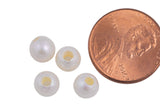 6mm Large hole pearl- High Quality Round Freshwater Pearl- 1 pc