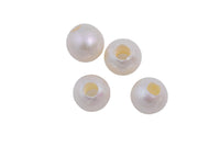 6mm Large hole pearl- High Quality Round Freshwater Pearl- 1 pc