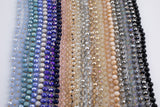 NEW BATCH!! Knotted crystal necklaces. Extra Long Hand-Knotted Crystal- Approximately 36-39 Inches Long- 8mm- Long Necklace