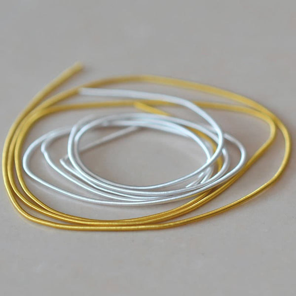 French wire- Gold or silver- 1mm size- 10.5 inches long or 28 cm