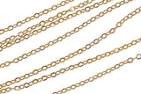 Gold Filled Cable Heavier Chain 1.8mm , Wholesale, USA Made, Chain by foot Permanent Jewelry Chain