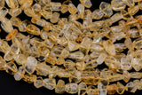 Natural Citrine High Quality in Center Drilled Nuggets- Full 15.5 Inch Strand