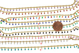 Dainty Multi color Enamel Rolo Cable Paperclip Chain by Yard, Link Cable Thick Elongate Chain, Wholesale bulk Roll Chain Jewelry