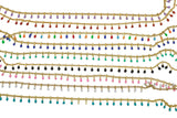 Dainty Multi color Enamel Rolo Cable Paperclip Chain by Yard, Link Cable Thick Elongate Chain, Wholesale bulk Roll Chain Jewelry