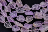 Natural New Organic Teardrop Cut Matte Rough Raw Unpolished Pink Amethyst Nugget Beads 15.5" Strand Gemstone Beads