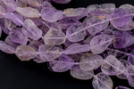 Natural New Organic Teardrop Cut Matte Rough Raw Unpolished Pink Amethyst Nugget Beads 15.5" Strand Gemstone Beads