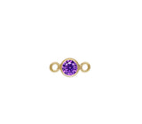3mm Birthstone Charms & Connectors