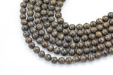 Natural Cappuccino Jasper, High Quality in Round, 10mm and 12mm-Full Strand 15.5 inch Strand Smooth Gemstone Beads
