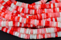 AAA Multi Color Mother of Pearl 4mm 6mm 8mm Heishi Beads 15.5" Strand Shell Beads