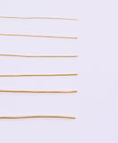 Gold Plated Non Tarnish Beading Wire for Craft Supply Copper Wire Tarnish Resistant Wire Wrapping 18, 20, 21, 22, 24, 26, 28 gauge 5 meter