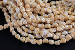 Mother of Pearl Nugget Strand -Handmade Jewelry- 15.5 inches- 38 pcs- 10-11mm