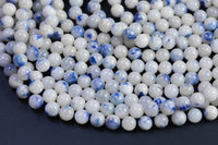 Natural Dumortierite In Quartz Round Beads 4mm 5mm 6mm 8mm 10mm 15.5" Strand