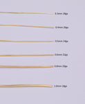Gold Plated Non Tarnish Beading Wire for Craft Supply Copper Wire Tarnish Resistant Wire Wrapping 18, 20, 21, 22, 24, 26, 28 gauge 5 meter