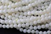 Natural Mother of Pearl, High Quality in Round Gemstone Beads Shell Beads