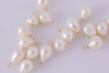 USA Gold Filled Natural Pearl Charms Drop Pendant Handmade Approx. 10-11mm.Made with Natural Freshwater Pearl and Made in USA