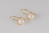 Dainty Freshwater Pearl Earwire AAA- Gold Filled Earring Sire- 14/20 Gold Filled- USA Product- 6mm Pearl