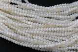 Natural Mother of Pearl, High Quality in Round Gemstone Beads Shell Beads