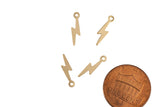 Gold Filled Lightning Charm- 14/20 Gold Filled- USA Product-3.5x11mm- 1 piece per order
