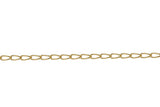 2.5mm Curb Gold-filled Chain by the foot- Wholesale- USA Made Permanent Jewelry Chain