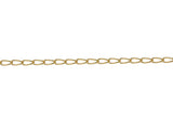 2.5mm Curb Gold-filled Chain by the foot- Wholesale- USA Made Permanent Jewelry Chain
