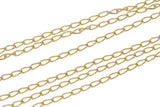 2.5mm Curb Gold-filled Chain by the foot- Wholesale- USA Made Permanent Jewelry Chain
