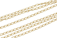 2.5mm Curb Gold-filled Chain by the foot- Wholesale- USA Made Permanent Jewelry Chain