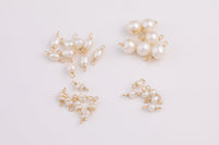 USA Gold Filled Permanent Jewelry Connectors Charms Pearl Connectors Real Gold Filled 2.5mm 6mm