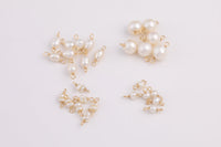 USA Gold Filled Permanent Jewelry Connectors Charms Pearl Connectors Real Gold Filled 2.5mm 6mm