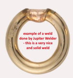 Permanent Jewelry Welder PRESET and READY to USE Jupiter Brand Arc Welder for Welding gold filled jump rings sterling silver jump rings
