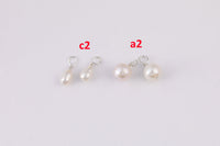 925 STERLING SILVER Permanent Jewelry Connectors Real Freshwater Pearl Connector Charm 925SS 2mm 3mm 4mm 6mm Made in USA