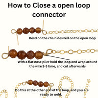 Solid Gold Connectors Birthstones Permanent Jewelry Connectors Connector Charms - Birthstone and gemstones
