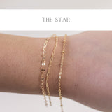 Permanent Jewelry Trio Chain Starter Pack, Gold Filled Chain By The Foot Sterling Silver Rose Paperclip Bar Cable Heart Dainty Sequin