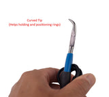 Jupiter Welder Grounded Pliers with Stylus Extension Set Extra Long Extension Extended for Permanent Jewelry Curved Tip Thin Tip 5ft!