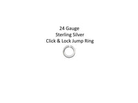 925 Sterling silver Jump Rings 24 Gauge 24 ga SS - Made in USA - 3mm 3.5mm, 4mm, 5mm, 6mm