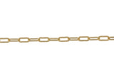Gold Filled 2.5mm Paperclip Textured Chain, Wholesale, USA Made, Chain by foot