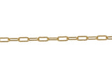 Gold Filled 2.5mm Paperclip Textured Chain, Wholesale, USA Made, Chain by foot