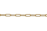 Gold Filled 2.5mm Paperclip Textured Chain, Wholesale, USA Made, Chain by foot