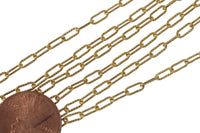 Gold Filled 2.5mm Paperclip Textured Chain, Wholesale, USA Made, Chain by foot