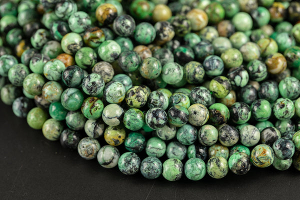 Natural Nevada Variscite 6mm 8mm 10mm Round Beads Real Genuine Gemstone 15.5" Strand